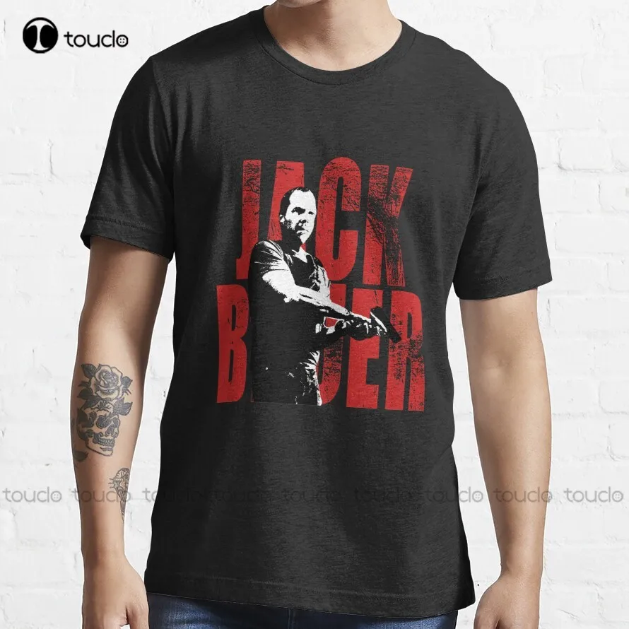 Футболка Jack_Bauer с изображением экшн-героя рубашка черепа на заказ футболка