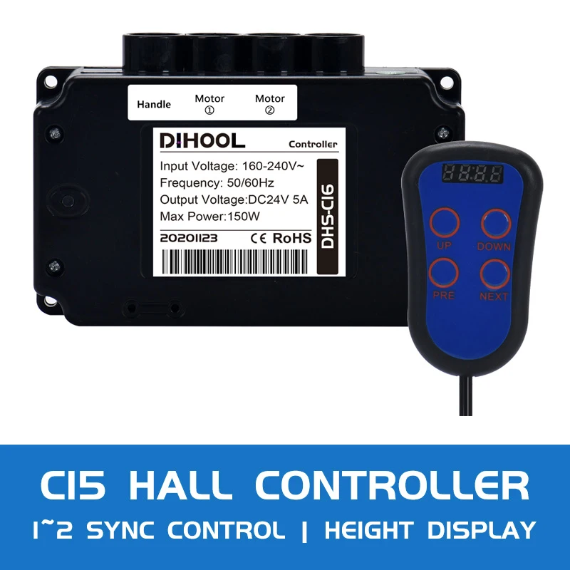 controle altura display dc motor elevador controlador 03