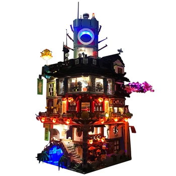 

Vonado Battery Operated LED Light Building Block Accessory Kit for City 70620 LED Included Only