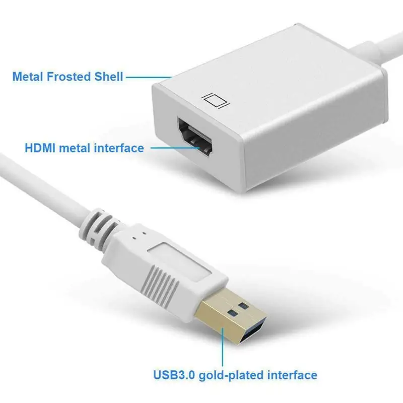 USB 3,0 к HDMI HD 1080P видео кабель адаптер конвертер для HDTV PC YO