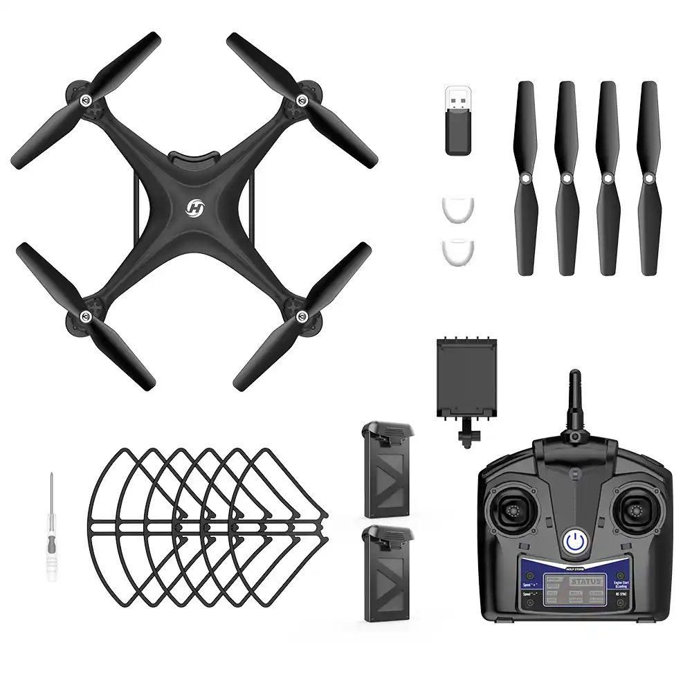 holy stone hs110d fpv rc drone with 720p hd camera
