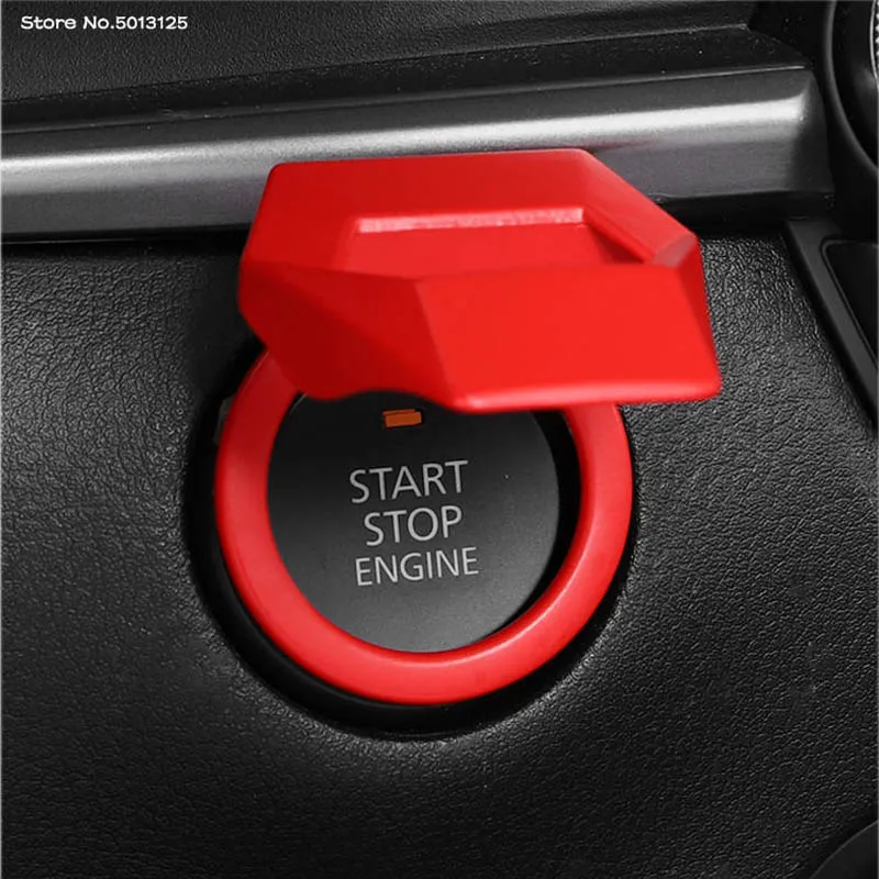 for Mazda CX30 CX-30 2020 2021 Car One-key Start Protective Cover Aluminum alloy Patch Accessories | Автомобили и мотоциклы