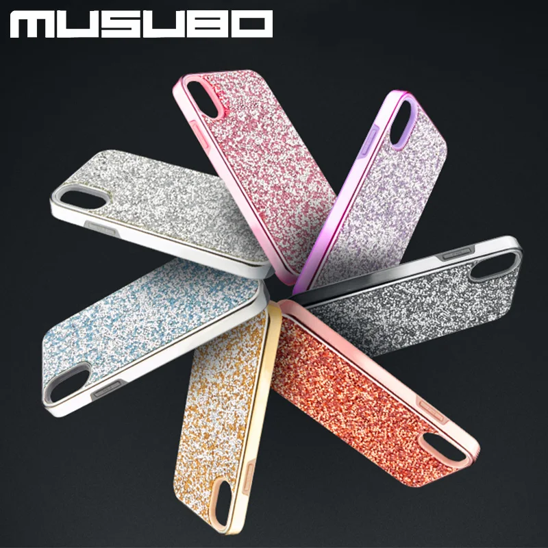 Musubo Роскошный чехол для iPhone 11 Pro Max XS XR 8 Plus 7 6s Блестящий Алмазный блестящий