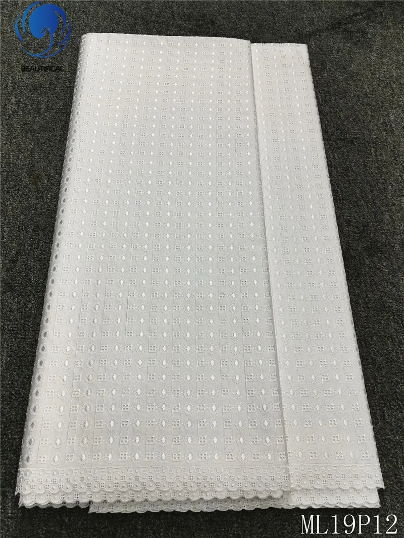 

LIULANZHI 100%Cotton african fabrics 5yards tribute silk fabrics New arrival true nigerian satin drill for clothes ML19P12