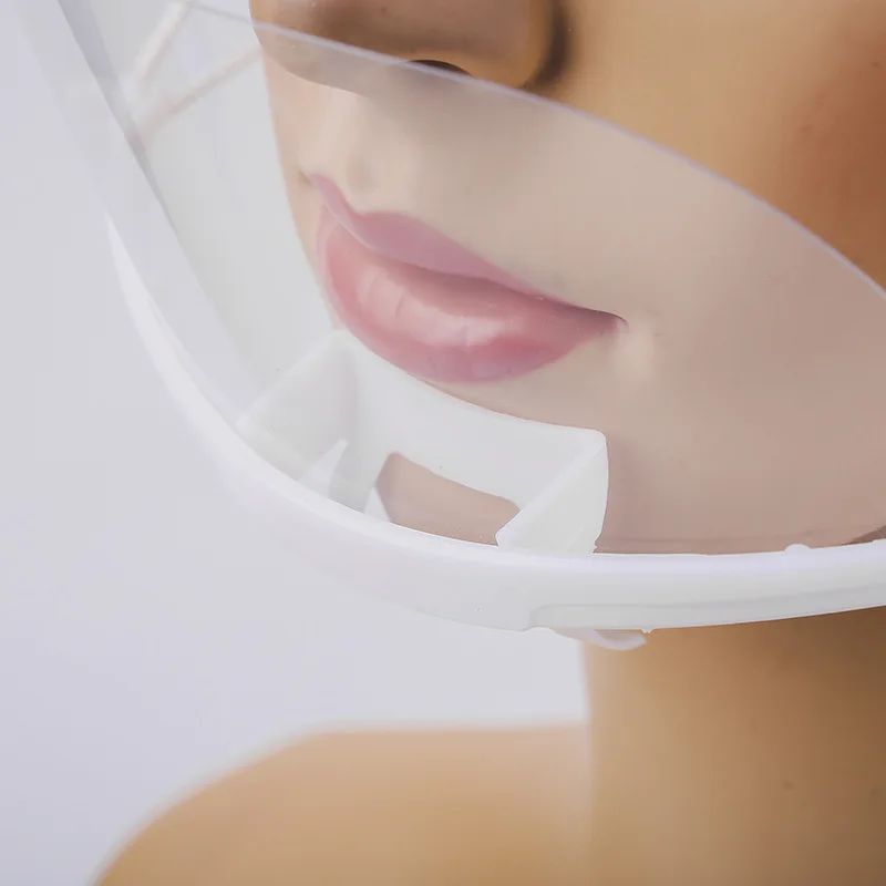 Transparent Plastic Anti-Fog Mouth Shield, Suitable for Restaurants, Hotels, Cake Shops, Bakeries(10pcs)