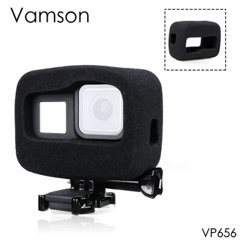 

Vamson Sponge Camera Case for Go Pro Hero 8 Black Protector Cover Windshield Wind Reduce Protective Housing Shell VP656