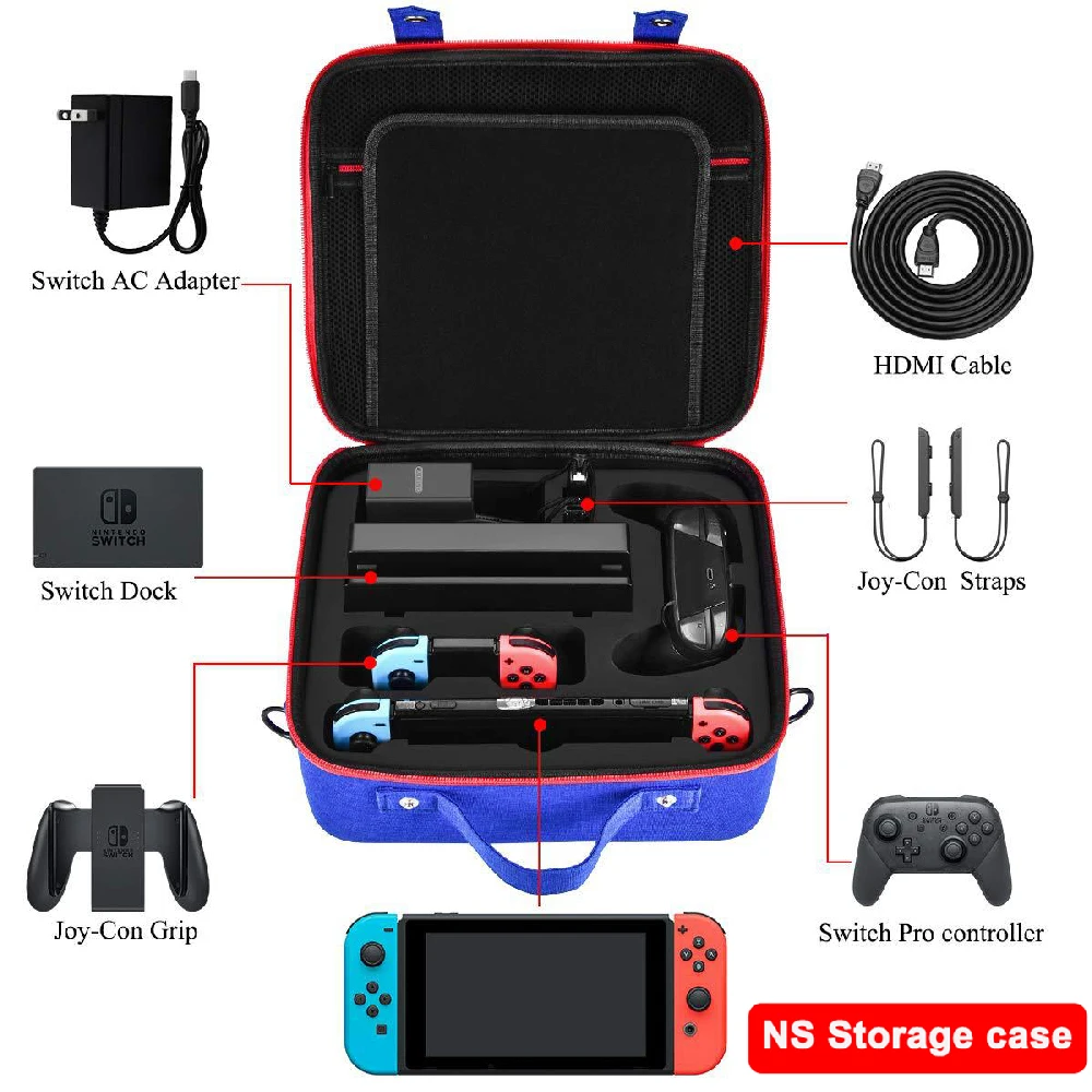 Eva Opslag для Nintendo Schakelaar Zak игровая консоль NS Gastheer Accessoires Pack nasud аксессуары Joycon