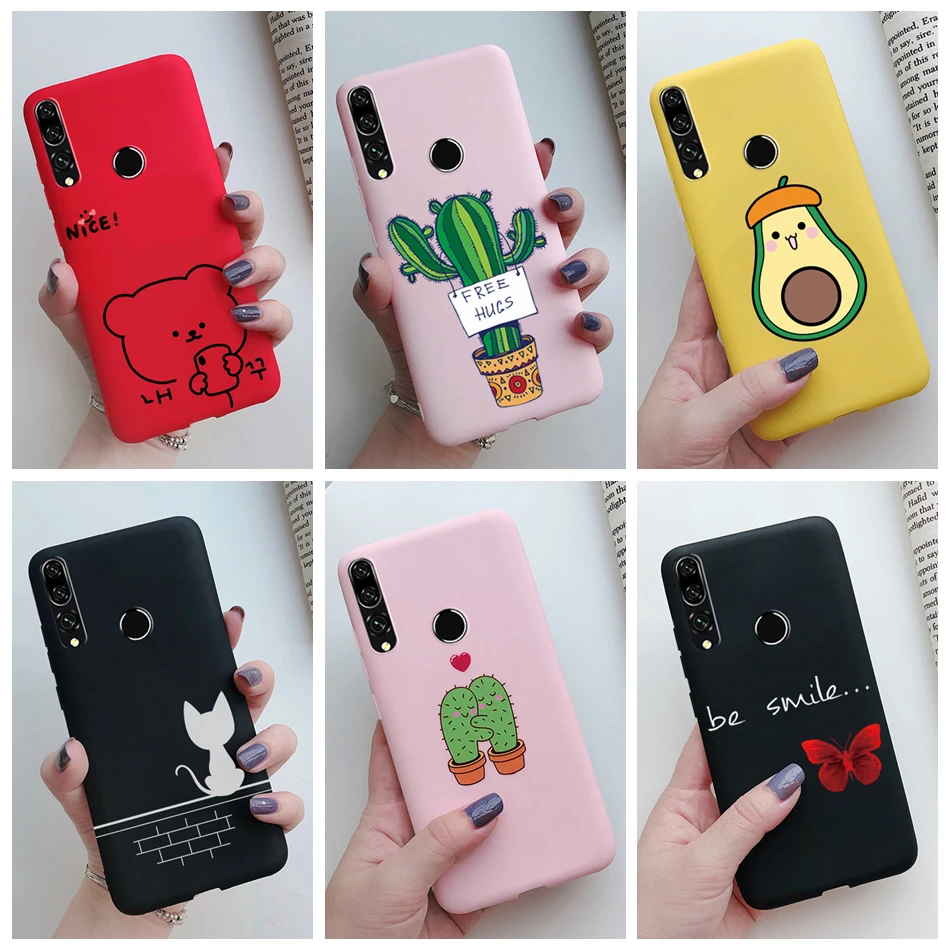 Cute Cat Cactus Soft Matte Silicone Phone Case -