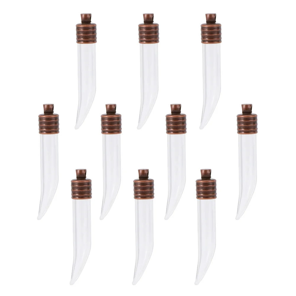 10pcs Mini Glass Bottle Fashion Funny Interesting Wish Pendant for Home Party | Дом и сад