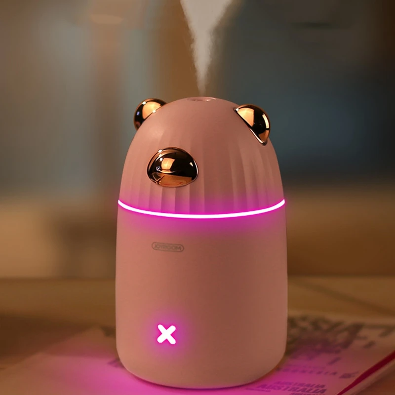 ABRA-JOYROOM USB Увлажнитель Воздуха Медведь эфирные масла диффузор ароматерапия увлажнитель воздуха для дома и офиса очиститель воздуха тумана с светодиодный