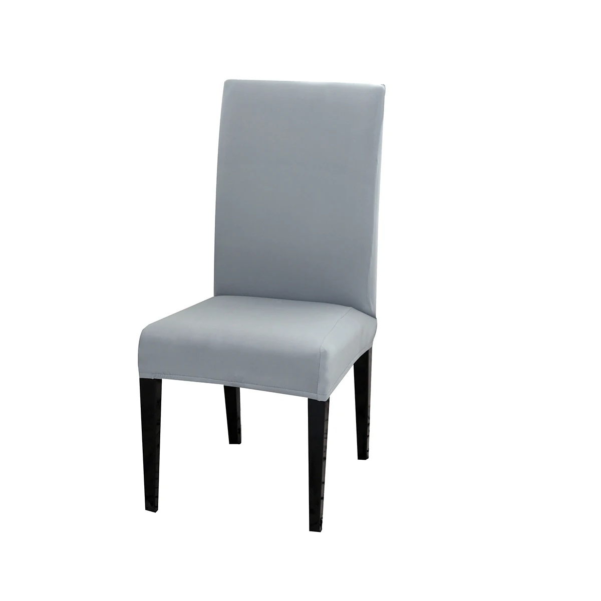 Чехол для кресла спандекс растягивающийся чехол для свадебного банкета вечерние Чехлы для стула декор для столовой ресторана отеля D20 - Цвет: Light Gray