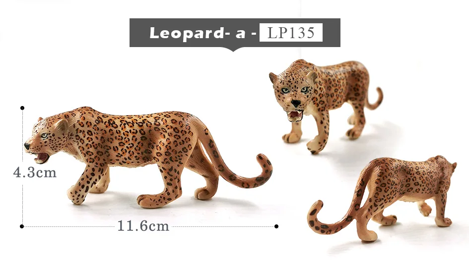 Koala Wolf Deer Leopard Alpaca Antelope Monkey animal model figurines home decor miniature fairy garden decoration accessories