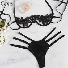1 комплект нижнего белья, женский кружевной бюстгальтер, сексуальное нижнее белье, атласные шелковые стринги, сексуальный бюстгальтер с чашечками 3FS