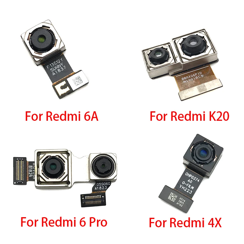 Модуль основной камеры запасные части для Xiaomi Redmi 5 Plus 4X 5A 6A K20 6 Note 7 6 Pro S2 Задняя большая задняя камера гибкий кабель