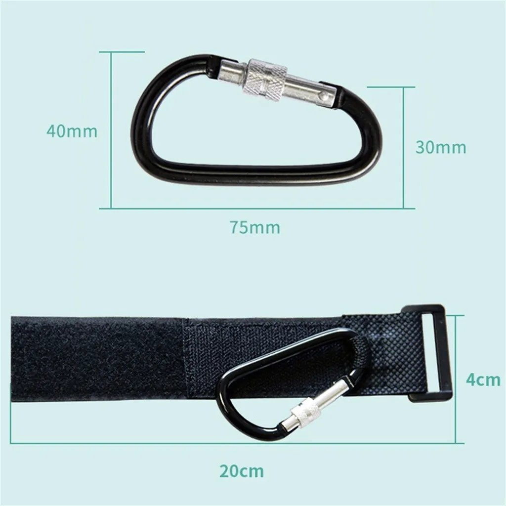 Детская коляска, зажим для коляски, крючок для коляски, Детская сумка для подгузников, вешалка, безопасная переноска для коляски, зажим для коляски, крючок, зажим для сумки
