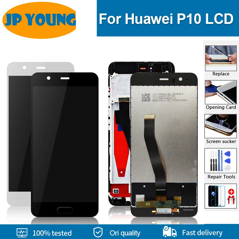 5.1" LCD For HUAWEI P10 LCD Display Touch Screen Assembly For HUAWEI  VTR-AL01 VTR-AL00 VTR-L09 VTR-L10 P10 lcd Replacement Parts - AliExpress