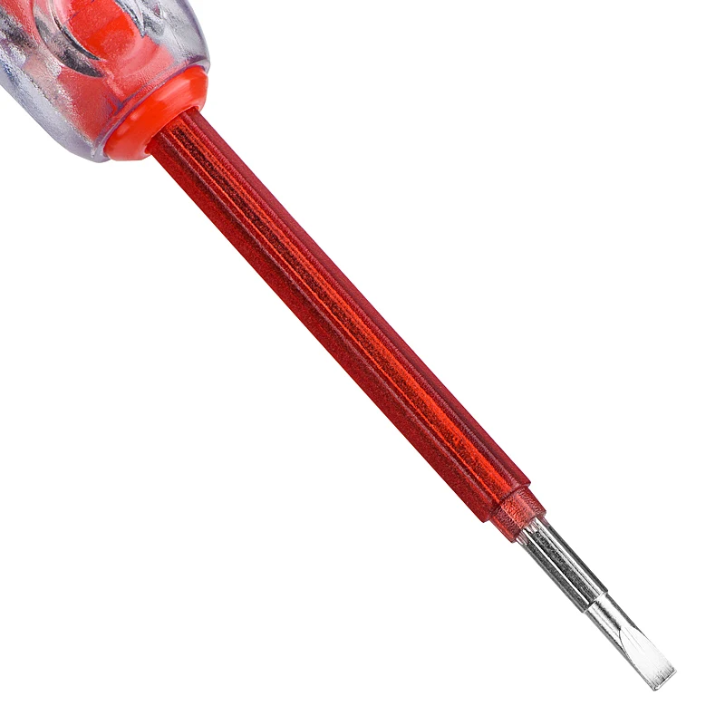 WMORE Электрический тестовый карандаш многофункциональный AC 12-500V тест er электрическая ручка изоляционная Резина ручка домашняя ручная отвертка