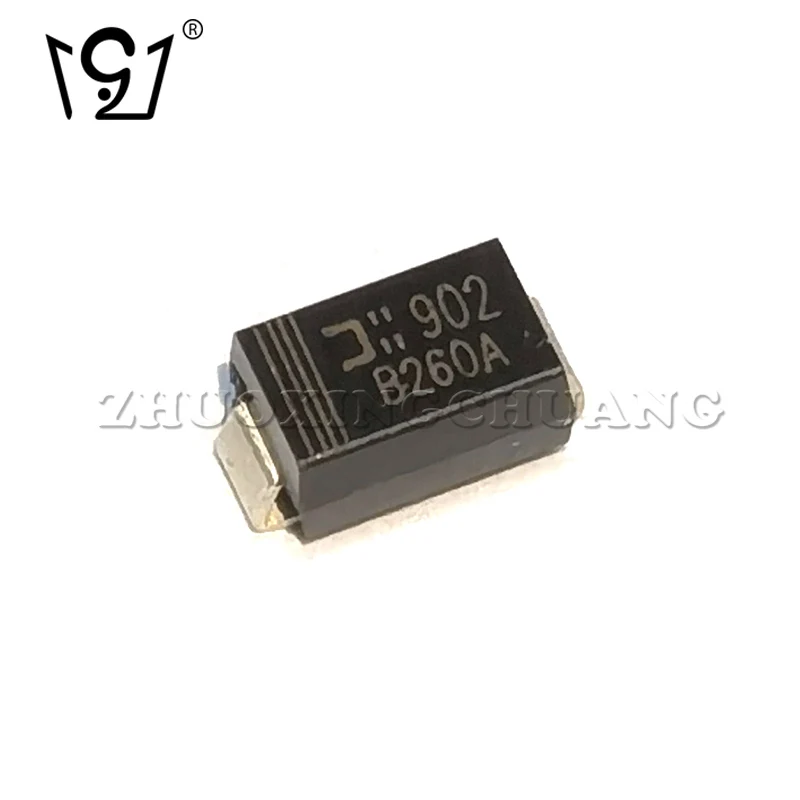 50 шт B260A-13-F B260A SMB 2A 60V Шоттки новый оригинальный диод | Бытовая техника