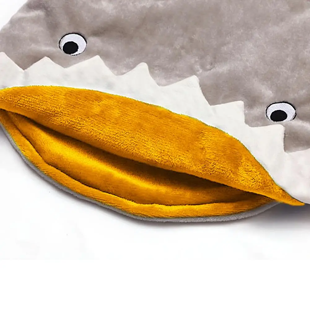 

Cute Children Teenager Blankie Tails Shark Blanket multicolor Flannel cute warm sleeping bag pajamas