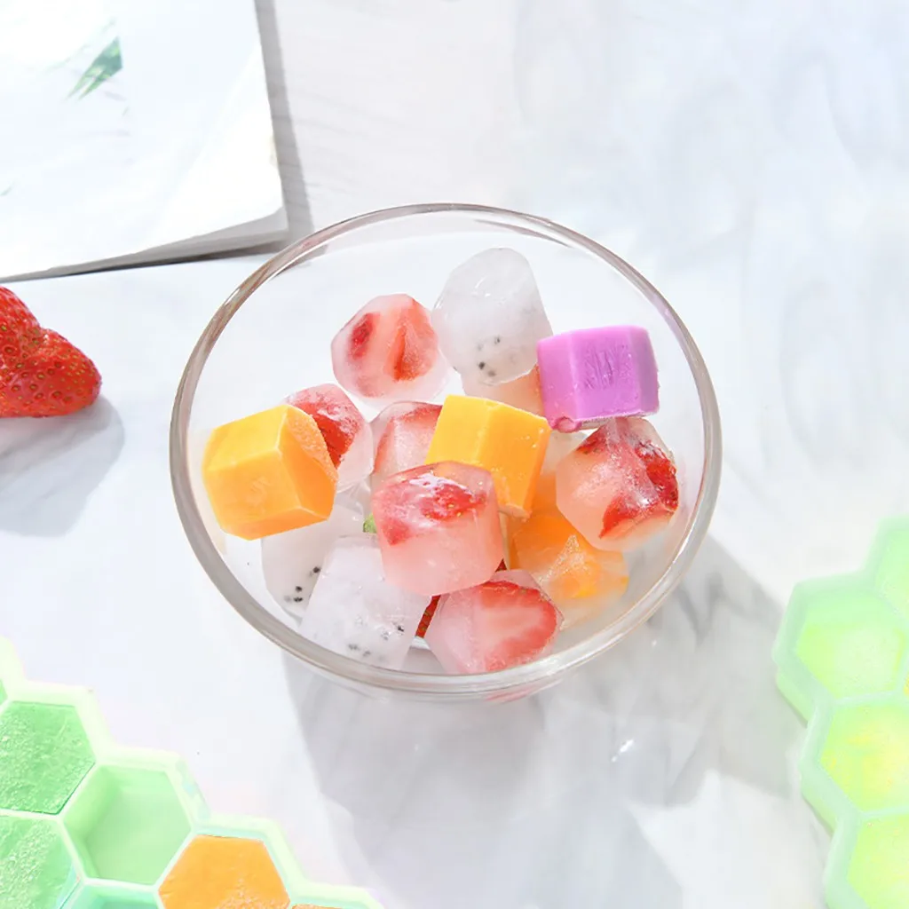 Faveolate Форма кубиков льда для приготовления лоток прессформы контейнеры хранения