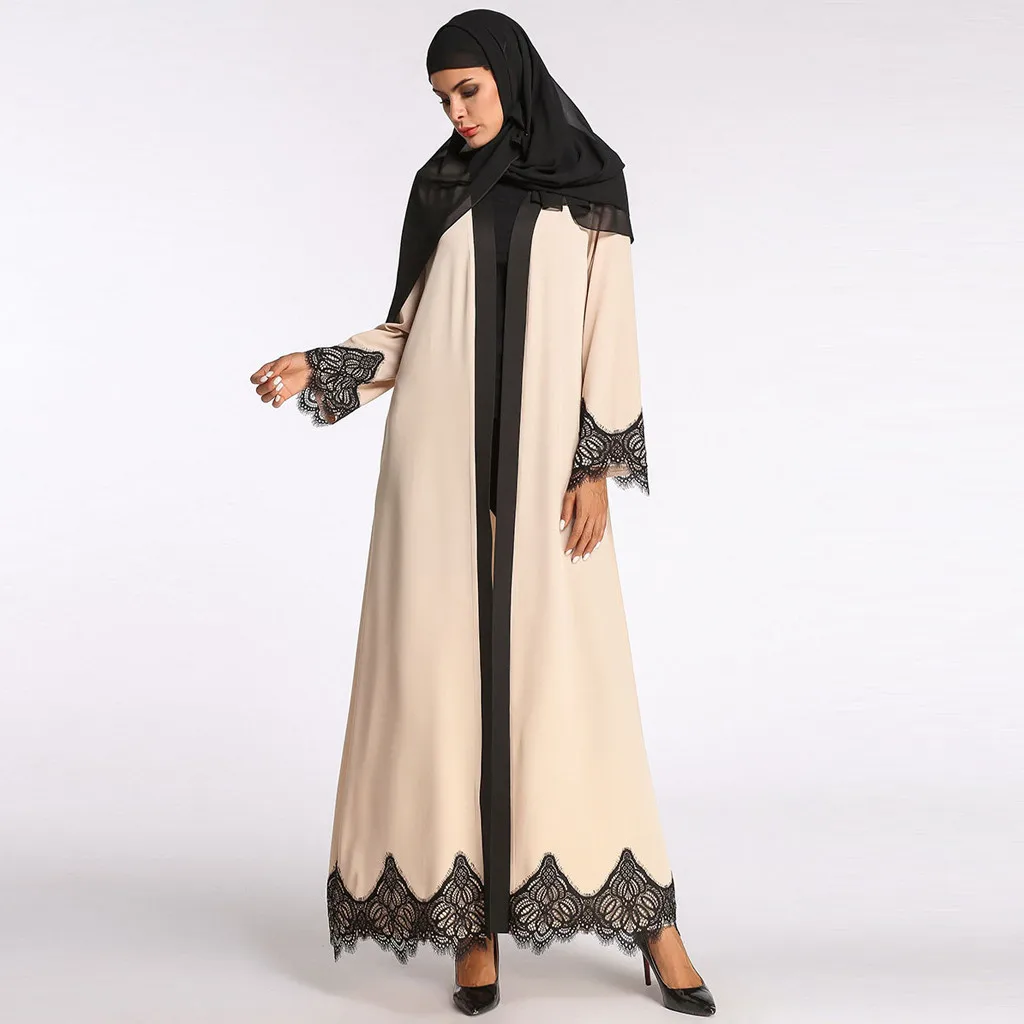 Abayas для женщин мусульманская длинная абайя красивые мусульманские платья