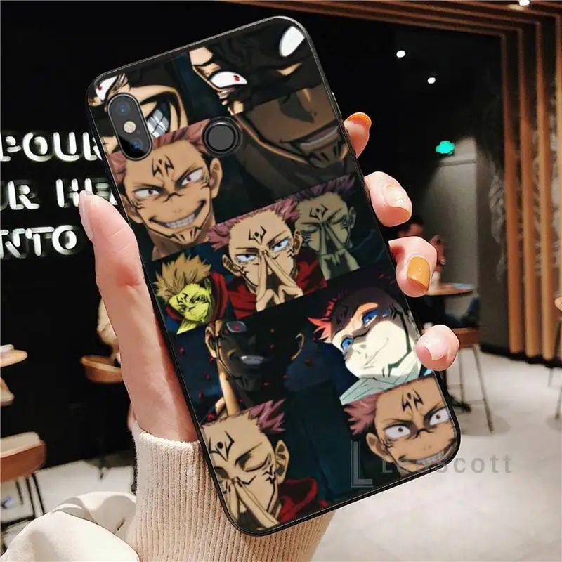 leather case for xiaomi Cửu Âm Chân Kinh Kaisen Truyện Tranh Kinh Dị Anime Ốp Lưng Điện Thoại Xiaomi Redmi Note 4 4X5 6 7 8 Pro S2 PLUS 6A PRO case for xiaomi Cases For Xiaomi