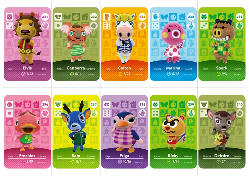 Карта Amiibo серия 2 NFC для nintendo switch NS Games 1234 20 шт./лот|Карты контроля доступа| |