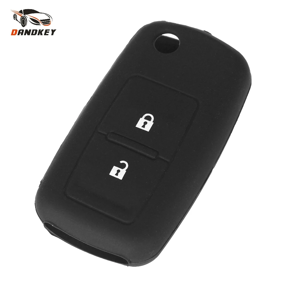 Dandkey силиконовый чехол с двумя кнопками для Vw VOLKSWAGEN MK4 Seat Altea Alhambra Ibiza Polo T5 Passat|cover