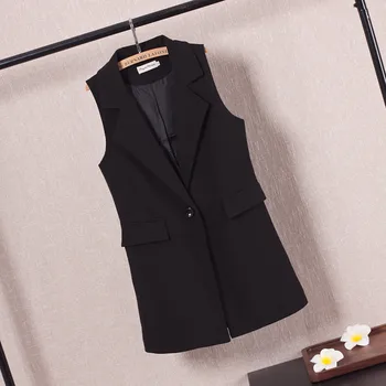 

Women's Spring Autumn Blazers Jackets Korean 2020 new Slim Sleeveless Vest Suit Coats For Women Tops b139