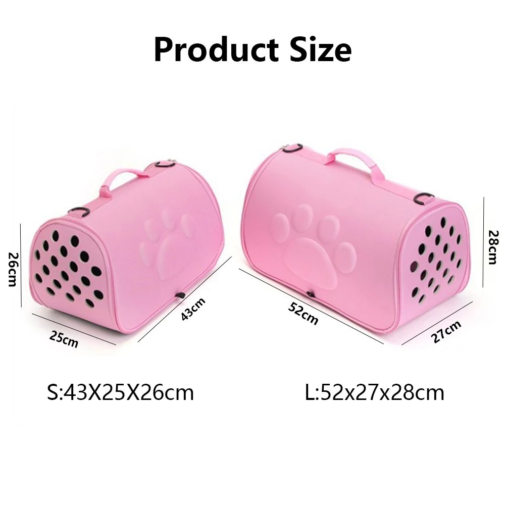 For Dogs Cat Folding Pet Carrier Cage Collapsible Puppy Crate Handbag Carrying Bags Pets Supplies Transport Pet Accessories