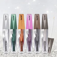 Новая блестящая цветная подводка для глаз Жидкая стойкая водостойкая блестящая жидкая подводка для глаз легко окрашивается