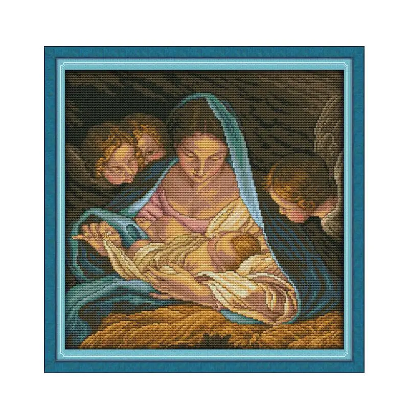 Madonna детей и более старшего возраста (17) CrossStitch комплект DIY рукоделие вышивка