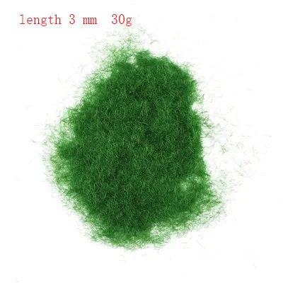 30g Miniature Scene Model Materia Turf Flock Lawn Nylon Grass Powder STATIC GRASS 3MM/ 5MM 8/MM Modeling Hobby Craft Accessory 23