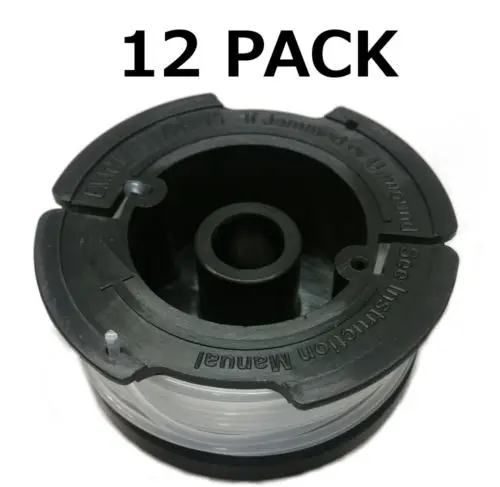 

Lawn String Trimmer Spool Replacement Parts 12pcs AF100 AF-100 For Black and Decker Cutter