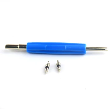 

2pcs Valve Cores with Dual Head Valve Core Remover Removal Tool Car Air Conditioning Repair Tools
