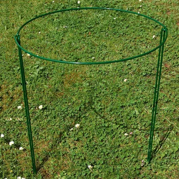 

2pcs Half Round Plant Support Ring Garden Iron Plant Border Support Wire Hoop Plant Support Frame Garden Supplies