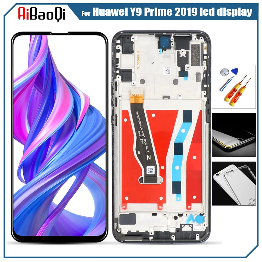 Оригинальный 6 59 дюйма для Huawei Y9 Prime 2019/P Smart Z ЖК дисплей дигитайзер сенсорного