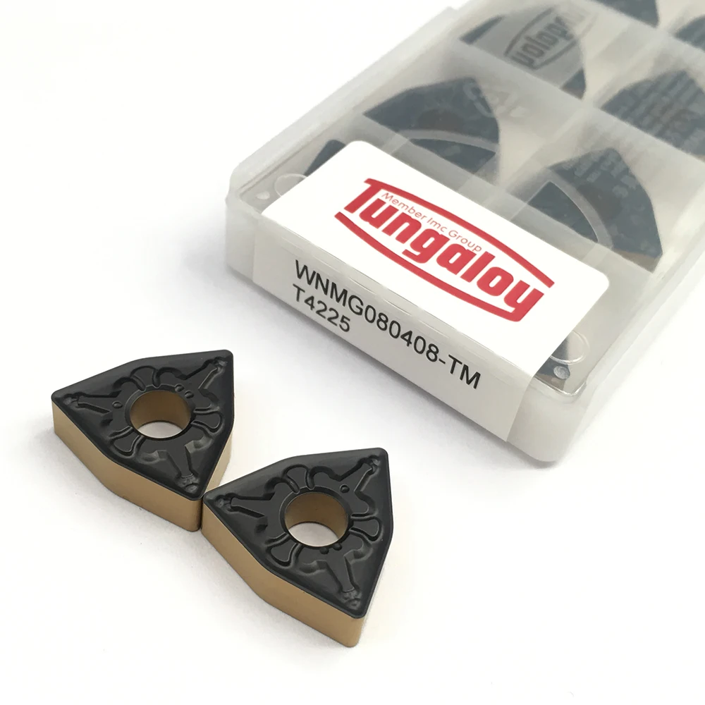 

100% Original 10PCS WNMG080408 TM T4225 Sale For Machining Steel Parts Turning Tool Metal CNC Machine Parts Tool Carbide Inserts