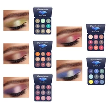 

DNM Professional 9 Colors Matte Eyeshadow Pallete Natural Waterproof Long Lasting Glitter Eyes Makeup Palette Cosmetic Makeup