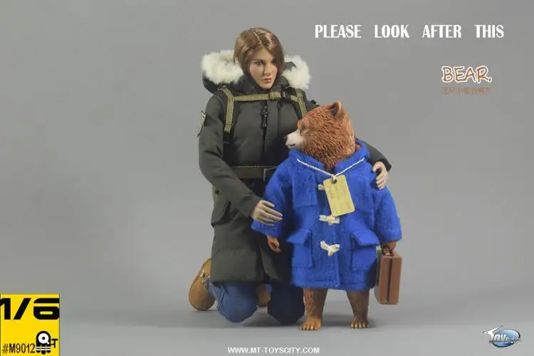 ToysCity1/6 «Пожалуйста, позаботьтесь об этом медведе». Перуанский костюм медведя голова и конечности подвижная фигурка медведя из Перу для 12 дюймов