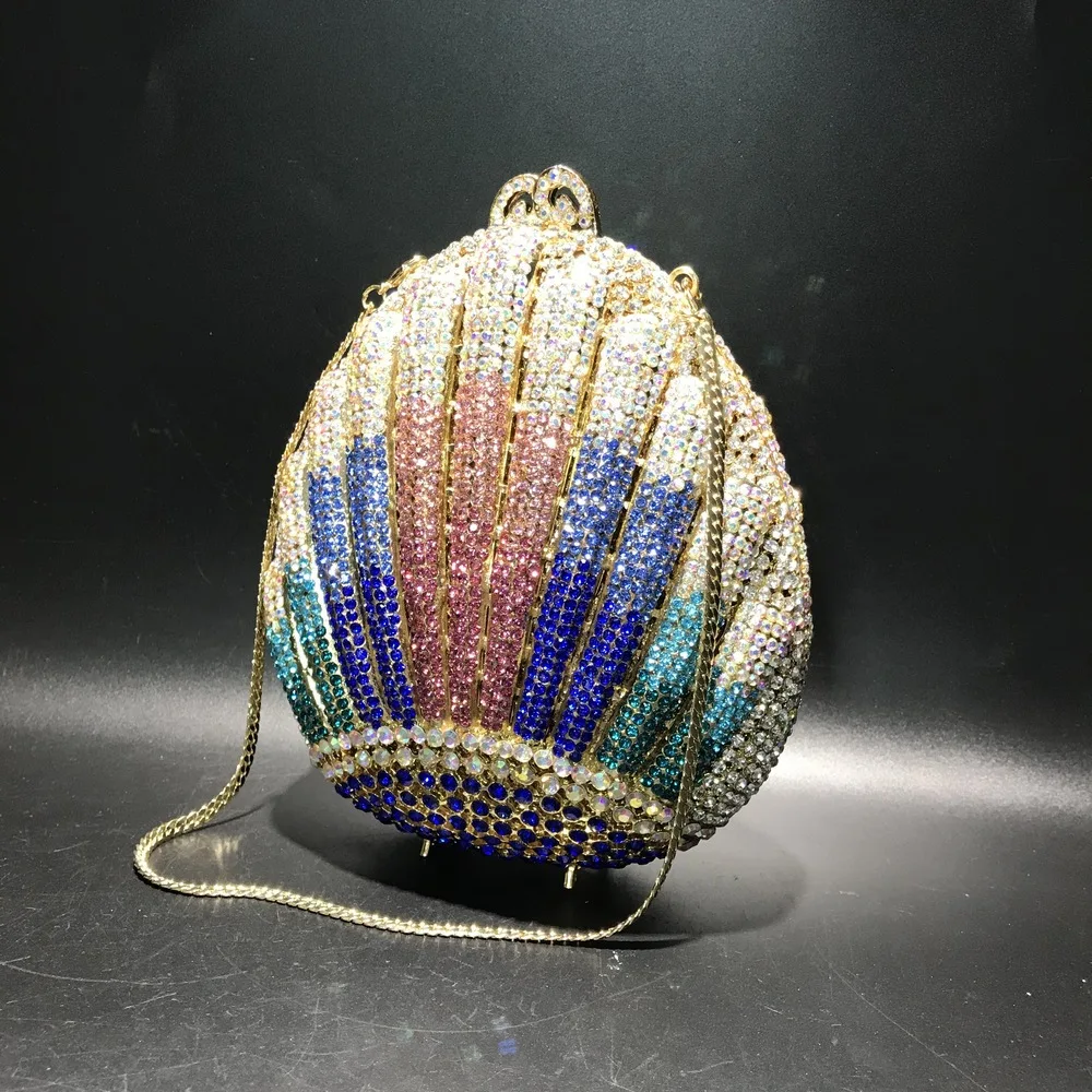 

Women Crystal diamond Evening Bag Ladies shell Wedding Clutches Female Clutch Purse Day Clutches clutch wallet