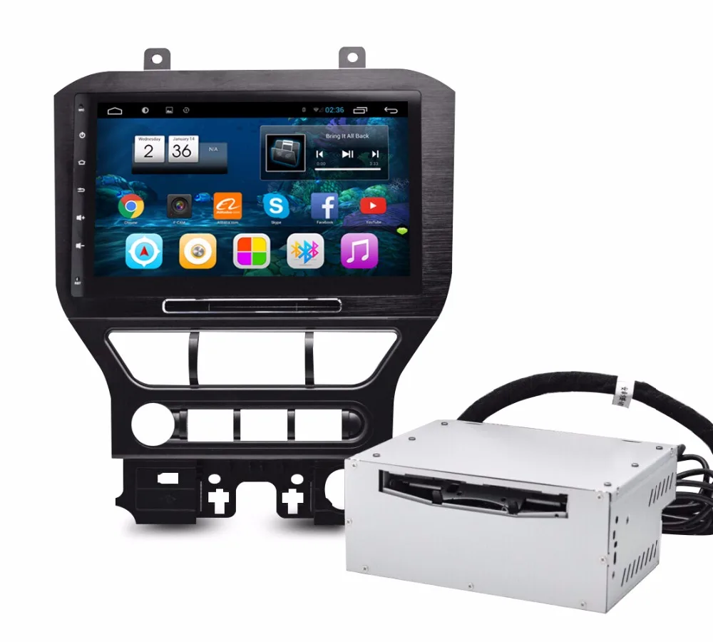 Автомагнитола IPS 2GRam 32 gom 10 2 &quotAndroid 7 1 для Ford MUSTANG 2015 DVD головное устройство стерео