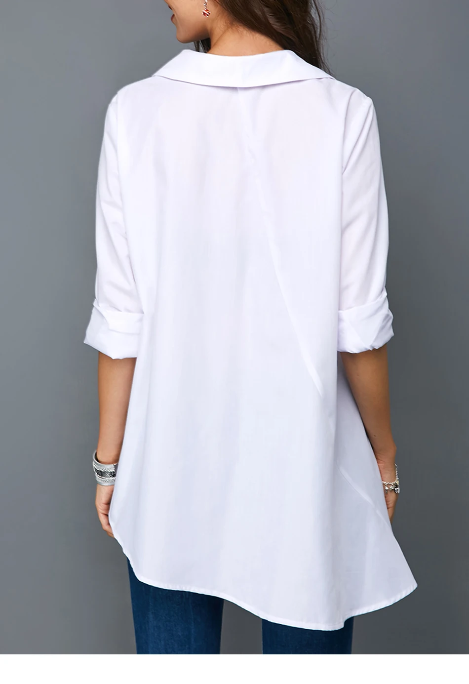 Необычная женская блузка, белая рубашка, Женская Повседневная цветная рубашка на пуговицах с длинным рукавом, женская рубашка большого размера 5XL, женские рубашки