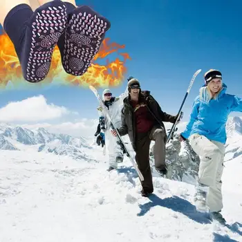 

Tourmaline Therapy Socks Superb Craftsmanship Superior Quality 1 Pair Unisex Self-Heating Winter Warm Massager Socks