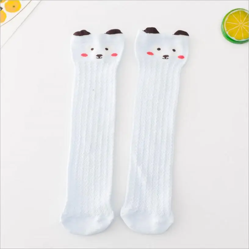 Blue Socks Носки для малышей от 0 до 24 месяцев летние сетчатые носки хлопковые носки для мальчиков и девочек, противомоскитные носки для новорожденных детские носки - Цвет: Blue Socks