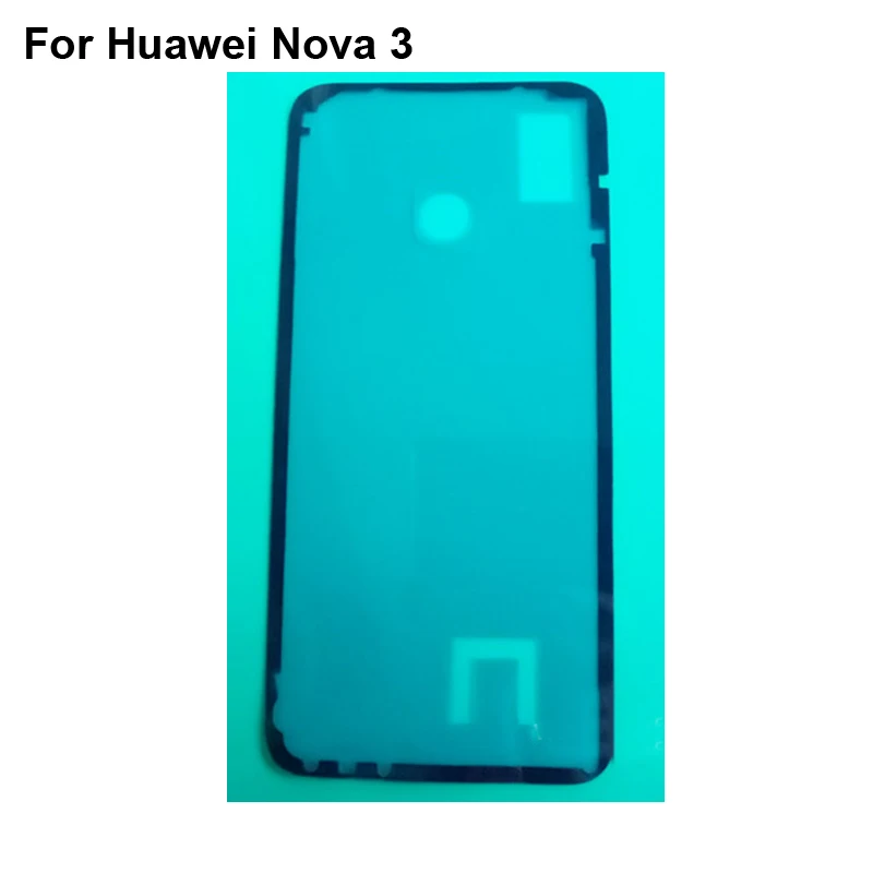 2 шт. для Huawei Nova 3 задняя крышка батарейного отсека дверь Bezel 3M двусторонняя клейкая лента наклейка запчасти