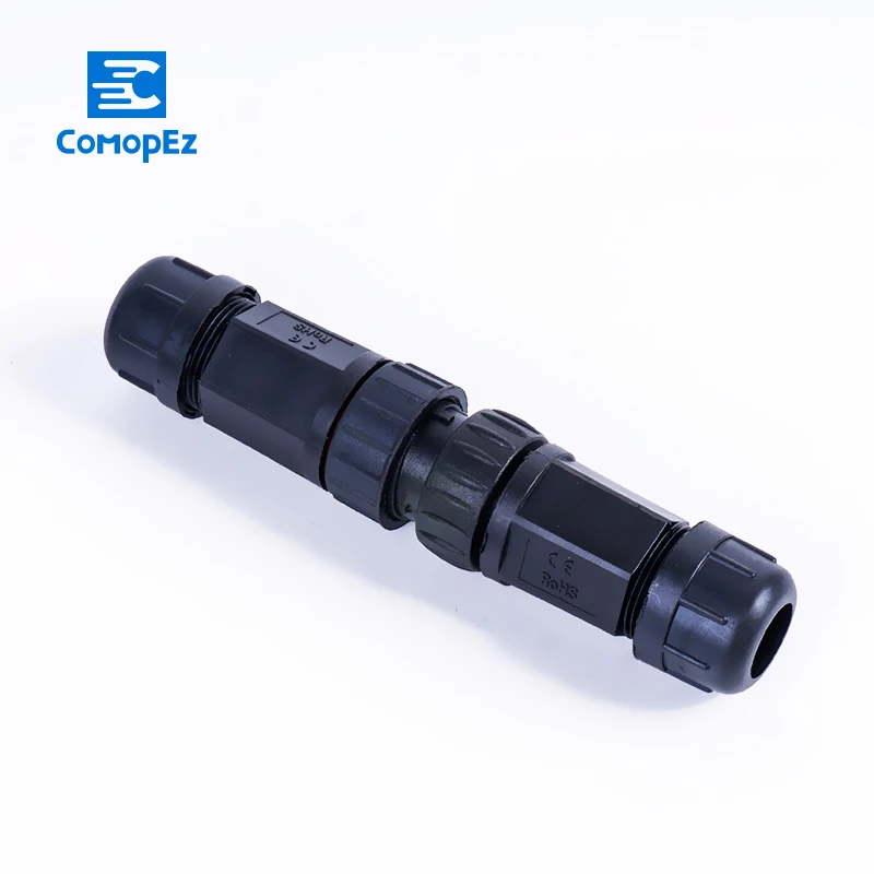

IP68 Waterproof Connector 2 Pin 3 Pin M19 Electrical Terminal Wire Connector Screw and Soldering Pin connector for LED Light