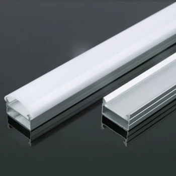 

U Shape LED Bar Lights Aluminum Channel Profile With Cover, End Caps and Mounting Clips for LED Strip Lights