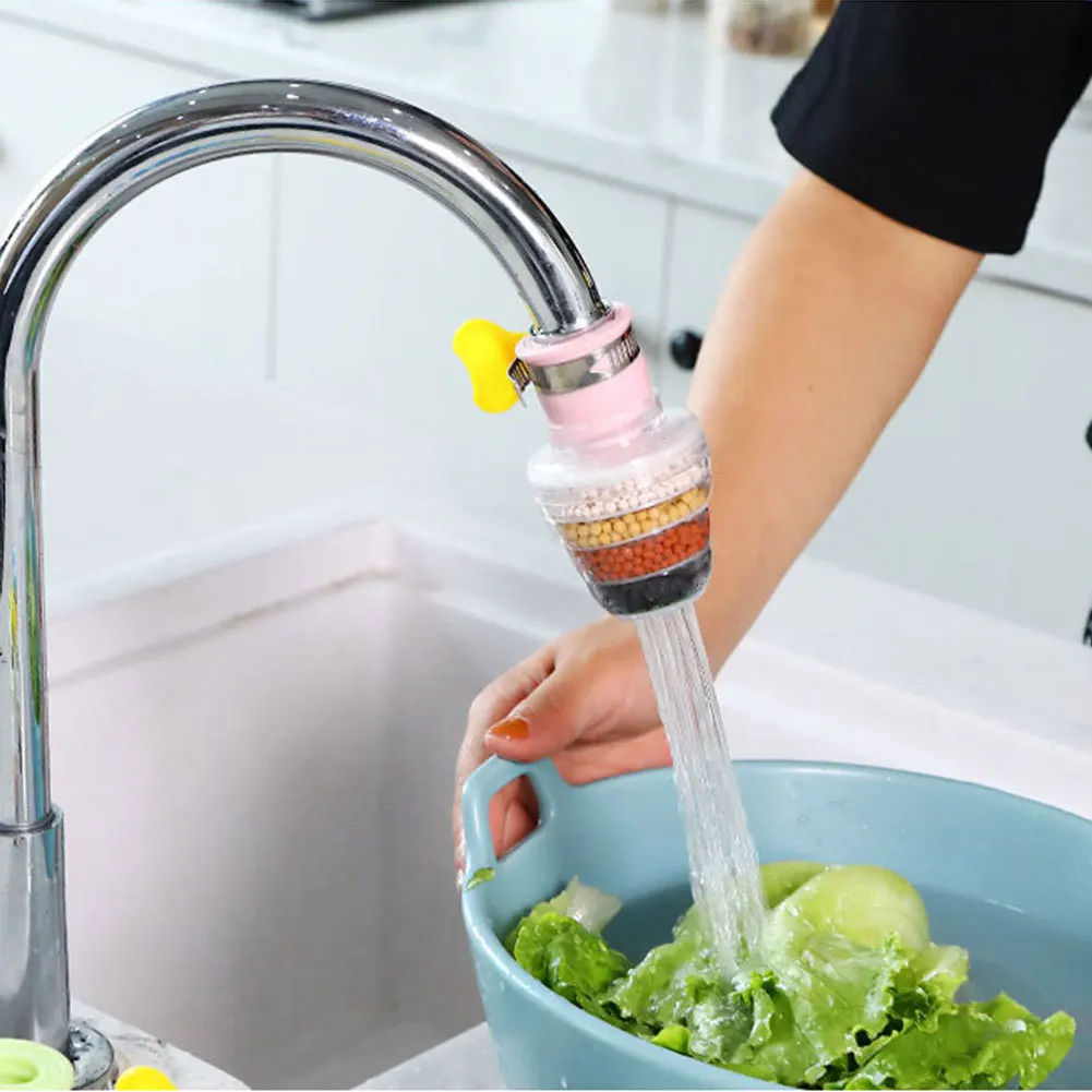 2 шт. мини кухонный кран водопроводный очиститель кухонные принадлежности очиститель воды фильтр с фильтром фильтрации B4