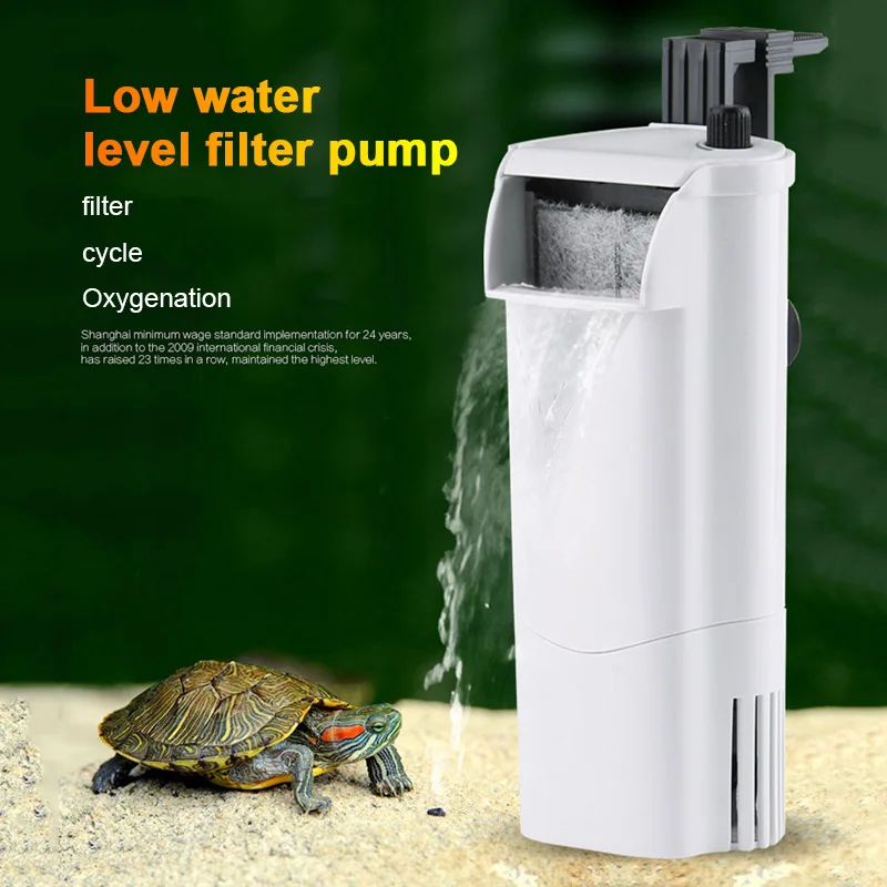 

Filter Water Pump Waterfall Circulation Device Silent For Fish Turtle Tank Aquarium JS21